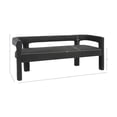 thumbnail image 3 of Meridian Furniture Athena Black Velvet Bench, 3 of 6
