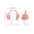 thumbnail image 2 of Luxtrada Womens Ear Muffs - Winter Ear Warmers/Covers - Soft & Warm Faux Fur Furry Fleece Earmuffs Ear Covers for Cold Weather (Khaki), 2 of 8