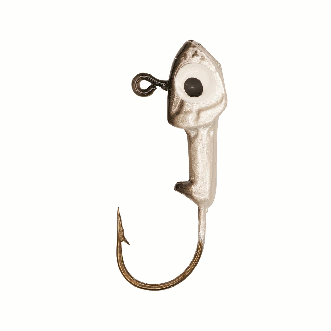 Eagle Claw Panfish Insider Tube Fishing Jig Head, Black Pearl, 1/16 oz.