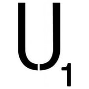 Word Game Letter Stencil - U - 15" x 15"
