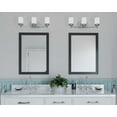 thumbnail image 3 of Glide Collection Three-Light Brushed Nickel Etched Opal Glass Coastal Bath Vanity Light, 3 of 4