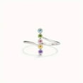 thumbnail image 4 of Ahansh Jewels Round Multicolor Gemstone Ring For Mother's Day Gift Or Daily Wear 925 Sterling Silver, 4 of 5