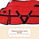 thumbnail image 3 of Abbraccia Manta impermeable ajustable invierno caballo, 3 of 6