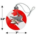 thumbnail image 7 of Angry Shark Scuba Diving Flag Diver  Acrylic Christmas Tree Holiday Ornament, 7 of 7