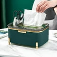 thumbnail image 6 of COFEST Tissue Box Cover,Rectangular Tissue Box Cover-Multifunctional Tissue Box Holder For Home/Office/tea Table/restaurant/Car Decoration Green, 6 of 8