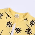 thumbnail image 4 of WIBACKER 3M-3T Newborn Baby Boy 2 Way Zipper Romper Summer Short Sleeve Sunshine Jumpsuit for Infant Toddler, 4 of 11