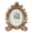 8 inch, variant on Decorative Oval Shape Resin Picture Frame With Elegant Antique Look Golden Flowers Photo Frame For Home Offices Decors