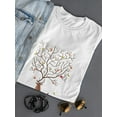 thumbnail image 3 of Beautiful Reindeer & Fall Leaves T-Shirt Women -Image by Shutterstock, Female XX-Large, 3 of 4