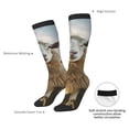 thumbnail image 4 of Pofeuu Cute Prairie Sheep Herd Print Stockings, Adult Running Hiking Socks for Youth and Adult, 4 of 6
