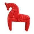 thumbnail image 2 of segolike Décoration de Table en Bois Cheval Durabilité pour Bureau Étagère Intérieure Rouge, 2 of 9