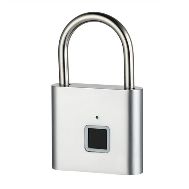 Candado Inteligente con Huella Dactilar Sin Llave, con Carga USB, Resistente Al Agua, Desbloqueo de 0,2 Segundos, de Seguridad B
