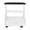 Black, variant on ToppiJoy Pedicure Foot Rest, Manicure Foot Rest with Wheels, Footrest Pedicure Foot Stool Stand, Portable Foot Bath Spa Cart Foot White