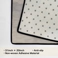 thumbnail image 3 of Modern Abstract Kitchen Mat 31"x20" Non Slip Soft Plush Low Profile Kitchen Rug, Textured Sink Mat for Laundry Room Bedroom Office, 3 of 6