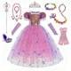 thumbnail image 2 of Vestido de princesa Rapunzel para niños de Disney, disfraz de Carnaval enredado para fiesta de cumpleaños para niñas pequeñas, disfraz de Halloween 150 10-11T Gao Jinjia LED, 2 of 2