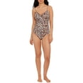 thumbnail image 2 of Time and Tru Women's and Women's Plus V Wire One Piece Swimsuit, Sizes XS-3X, 2 of 4