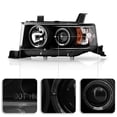 thumbnail image 4 of Black 2004 2005 2006 Scion Xb LED Halo Projector Headlights Headlamps Left+Right, 4 of 7