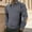 Gray, variant on Fnnxeal Polo Shirts for Men, Casual Fall Winter Outdoor Collared Solid Mens Khaki Button Shirts Size M