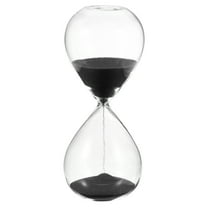 Uxcell 10 Minutes Sand Timer, Sand Watch Hour Glass Sandglass Timer Clock for Living Room Home Office Restaurant Decoration, Black