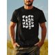 thumbnail image 1 of Creative Pattern Print T-shirt, Men's Casual Comfy Crew Neck , Trendy Short Sleeve Top For Summer Daily Wear Tee For Adult, Men, Women, Teen, Teenager, Adolescent,Youth, 1 of 8