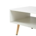 thumbnail image 5 of BSHTI 41.34 inch Rattan Coffee Table, 41.34 inch Modern Sliding Door Table for Livingroom(White), 5 of 14