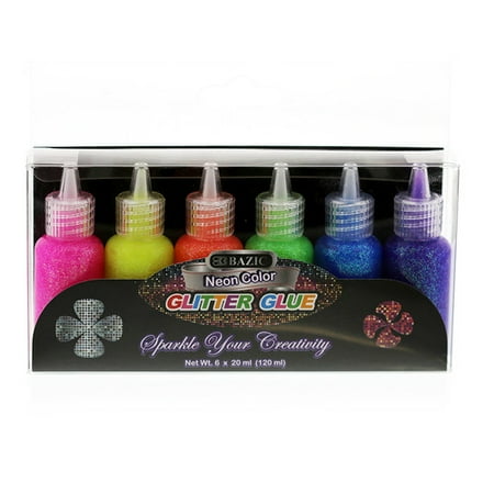 bazic 20 ml neon color glitter glue walmart bazic 20 ml neon color glitter glue walmart