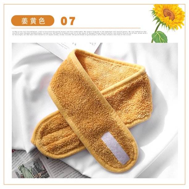 Diadema ancha ajustable para mujer, accesorios de maquillaje para ducha, Spa, Yoga, maquillaje, lavado de cara, cosmética