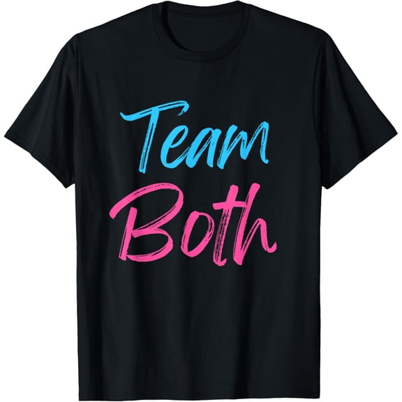 t-shirt Funny gender reveal team both baby party supplies T-Shirt mens t shirt,black,women,funny,misfits,men,journey