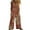 Red-6, variant on Cavosen Loose Linen Crew Neck Sleeveless Jumpsuits Button Retro Long Overalls with Pocket Print Lightweight Summer Trendy Rompers