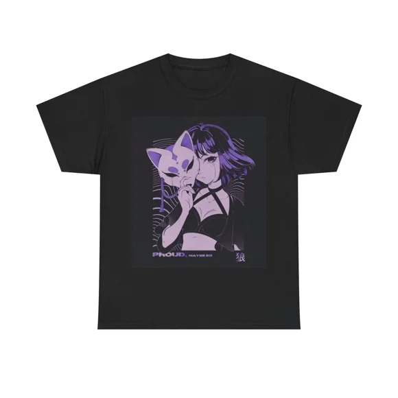 Waifu Anime Girl Aesthetic Japanese Manga Gamer Girl Style Unisex T-Shirt D01891, up to size 5XL