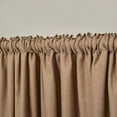thumbnail image 4 of 3S Brother's Home Decorative Barley Curtains Extra Wide Extra Long Luxury Colors Linen Look Custom Made 5-25 Feet Made in Turkey Hang Back Tab ( 1 Panel ) Home Décor (52"Wx95"L), 4 of 6
