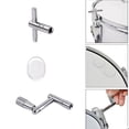 thumbnail image 4 of Greeniant Snare Drum Mute Pads Set Transparente Sticky T Shape Spanner Absorbente de golpes Instrumento de control de tono Suministro Principiantes Niños Accesorios para instrumentos musicales Greeniant OD026248-00, 4 of 6