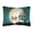 Multicolor, variant on Halloween Scary Papillon Black & White Canvas Fabric Decorative Pillow