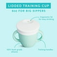 thumbnail image 3 of Munchkin® C’est Silicone!™ Training Cup, 6 oz, Mint. Unisex, 3 of 7