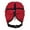 Red, variant on Topumt Soft Helmet Flag Football Rugby Helmet Cap Soft Shell Helmet Soccer Headgear Special Needs Head Protection for Kids