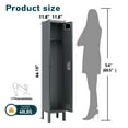 thumbnail image 6 of KAER Metal Locker with 1 Doors 66“ Storage Locker for Employees andstudent with Card Slot Lockable Steel Locker for School Gym Home Office Staff, 6 of 8