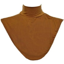 Women's Faux Turtleneck Dickey Collar Half Top Mock Blouse Neck Cover, One Size