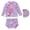 Dark Purple, variant on YANGXINX 3 Piece Swimsuit for Girls Cute Cartoon Mermaid Print Rash Guard Long Sleeve Bathing Sets Summer Beach Swimwear(3 14 Years Old). cute swimsuit for girl