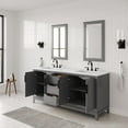 thumbnail image 7 of Water Creation Elizabeth 72" Wood Double Bathroom Vanity in Gray/Rubbed Bronze, 7 of 7