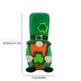 thumbnail image 3 of BOBOMOTI St Patricks Day Decorations Clearance Handmade Green Irish Gnome Scandinavian Tomte Leprechaun Irish Party Supplies Home Table Decor Ornaments, 3 of 6