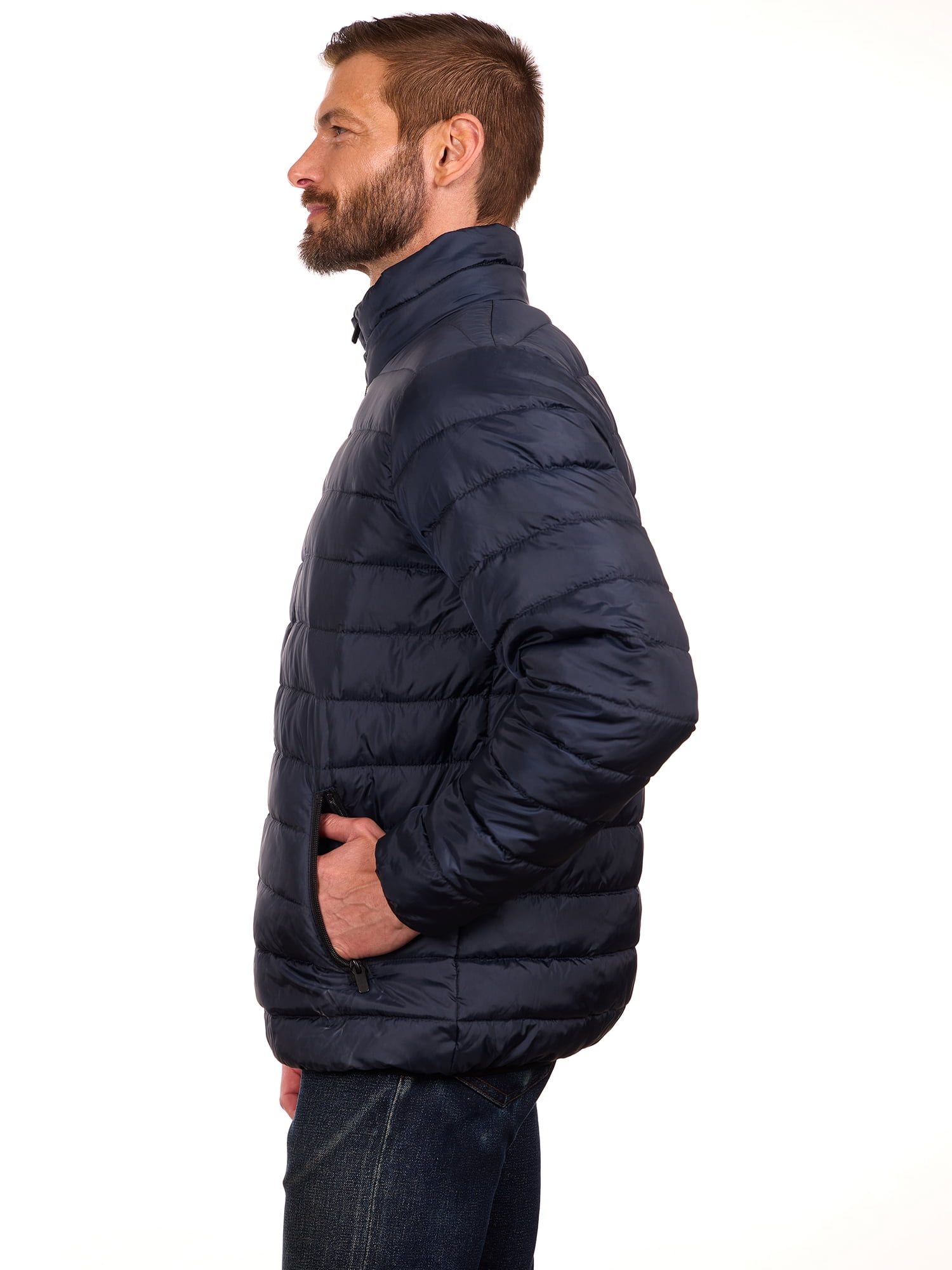 Big Chill Men’s Midweight Quilted Puffer Jacket, Sizes M-XXL