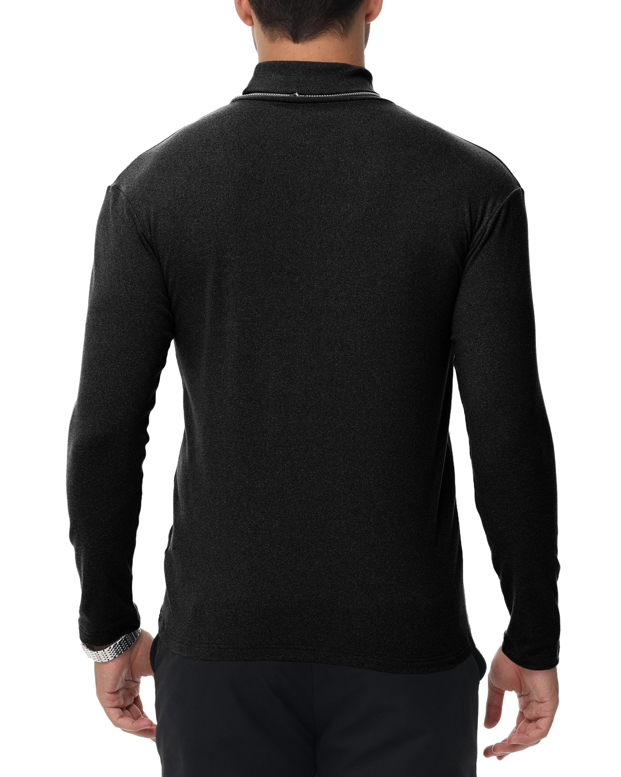 Tyhengta Men's Turtleneck Pullover Sweater, Long Sleeve photo 2