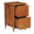 thumbnail image 3 of Pemberly Row Modern 2 Drawer Wood File Cabinet in Antique Cherry, 3 of 11