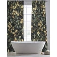 thumbnail image 5 of Branches Green Leaves Sheer Curtains 96 Inch Length 2 Panels Set, Vintage Botanical Forest Voile Window Treatment Semi Sheer Long Curtains Drapes for Bedroom/Living Room/Kitchen 52"x96"x2, 5 of 7