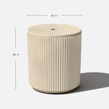 Veradek Outdoor Patio Umbrella Side Table Stand - Sand - Walmart.com