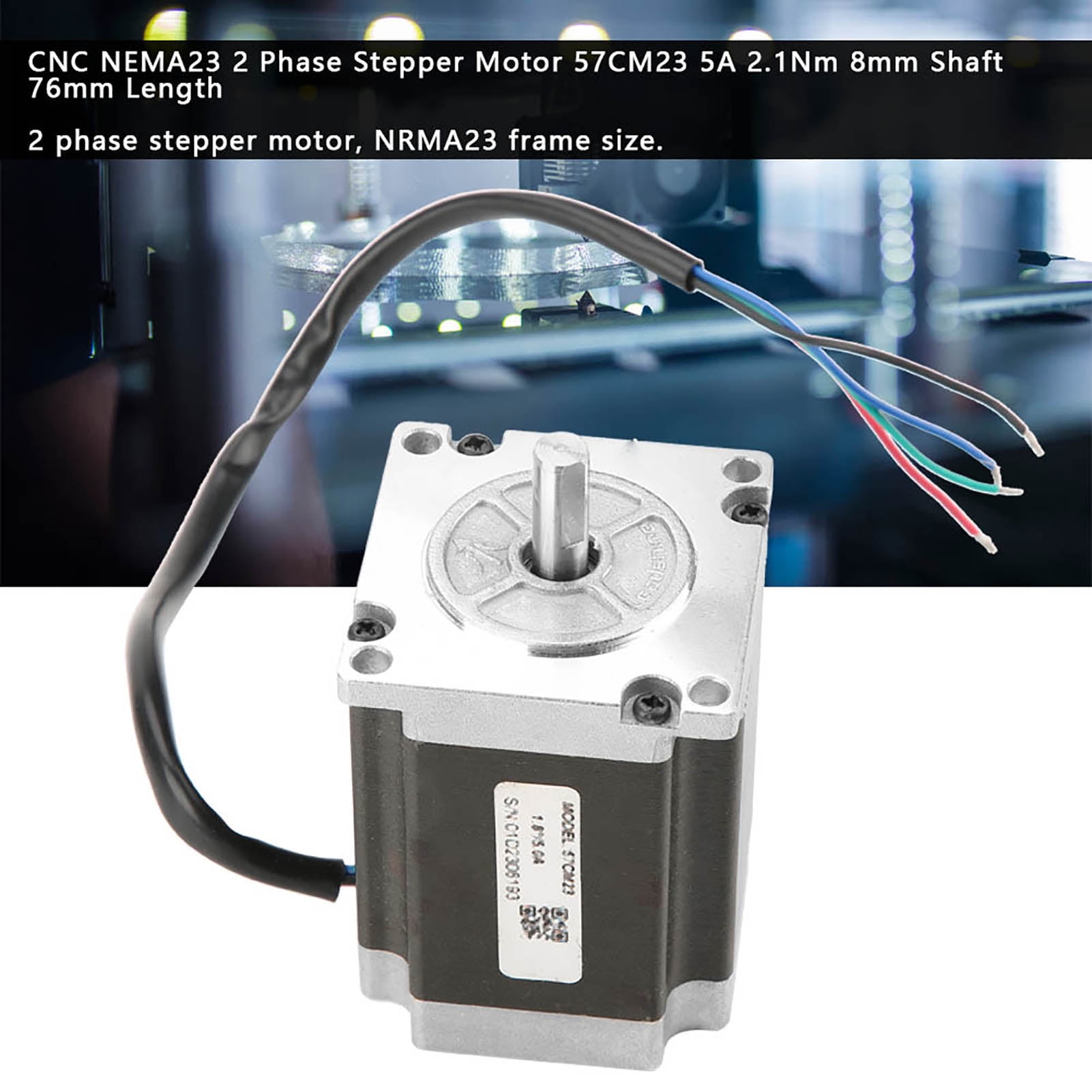 2 Phase Stepper Motor, NEMA23 Stepper Motor, NRMA23 Frame