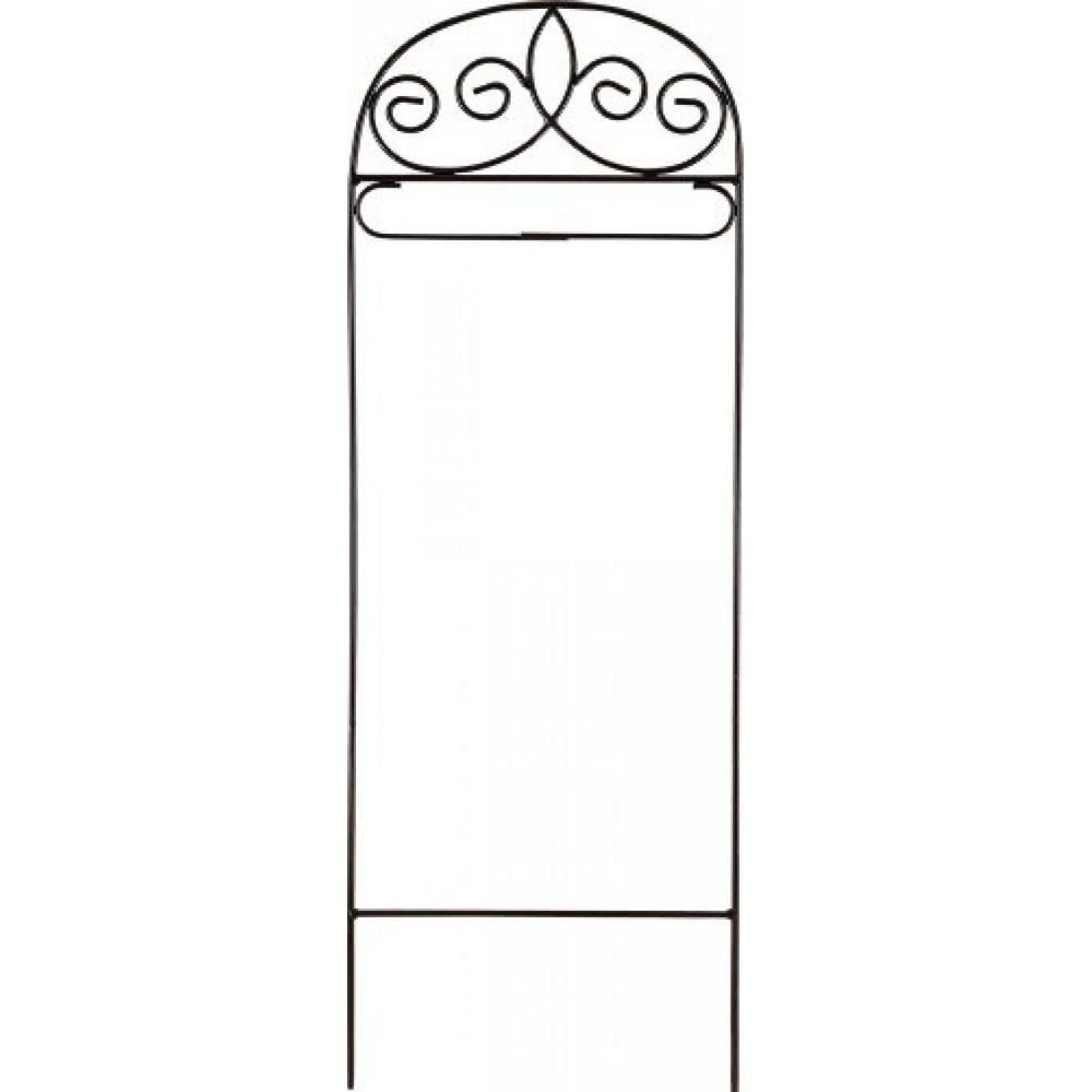 Scroll Small Garden Flag Holder Black Arbor Metal Iron Flag Stand