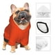 thumbnail image 3 of Fotbe Orange Sudadera con Estampado para Perros Pequeños – Suéter con Capucha para Mascotas, Tela Suave de Forro Polar con Bolsillo-X-Large, 3 of 7