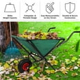 thumbnail image 3 of Pure Garden Folding Wheelbarrow with 80lb Capacity and Storage Pouches, 3 of 19