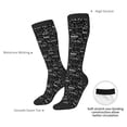 thumbnail image 4 of Fotbe Travel The World Calcetas Divertidas Estampadas para Hombre y Mujer, Calcetas de Algodón hasta la Rodilla para Caminar, Correr, Enfermería y Embarazo, 4 of 6