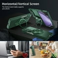 thumbnail image 5 of Dteck Magnetic Case for Samsung Galaxy Z Fold 6, Compatible with MagSafe 360° Rotating Magnetic Ring Kickstand Phone Case Slim Hard PC Protective Cover for Galaxy Z Fold 6 5G,Darkgreen, 5 of 11